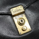 CHANEL Hand Bag Caviar Skin Black CC Auth bs16380-20