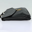 CHANEL Hand Bag Calf Skin Black CC Auth bs16380-3