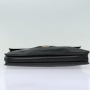 CHANEL Hand Bag Calf Skin Black CC Auth bs16380-5