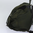 PRADA Backpack Nylon Khaki Auth bs16382-3