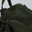PRADA Backpack Nylon Khaki Auth bs16382-6