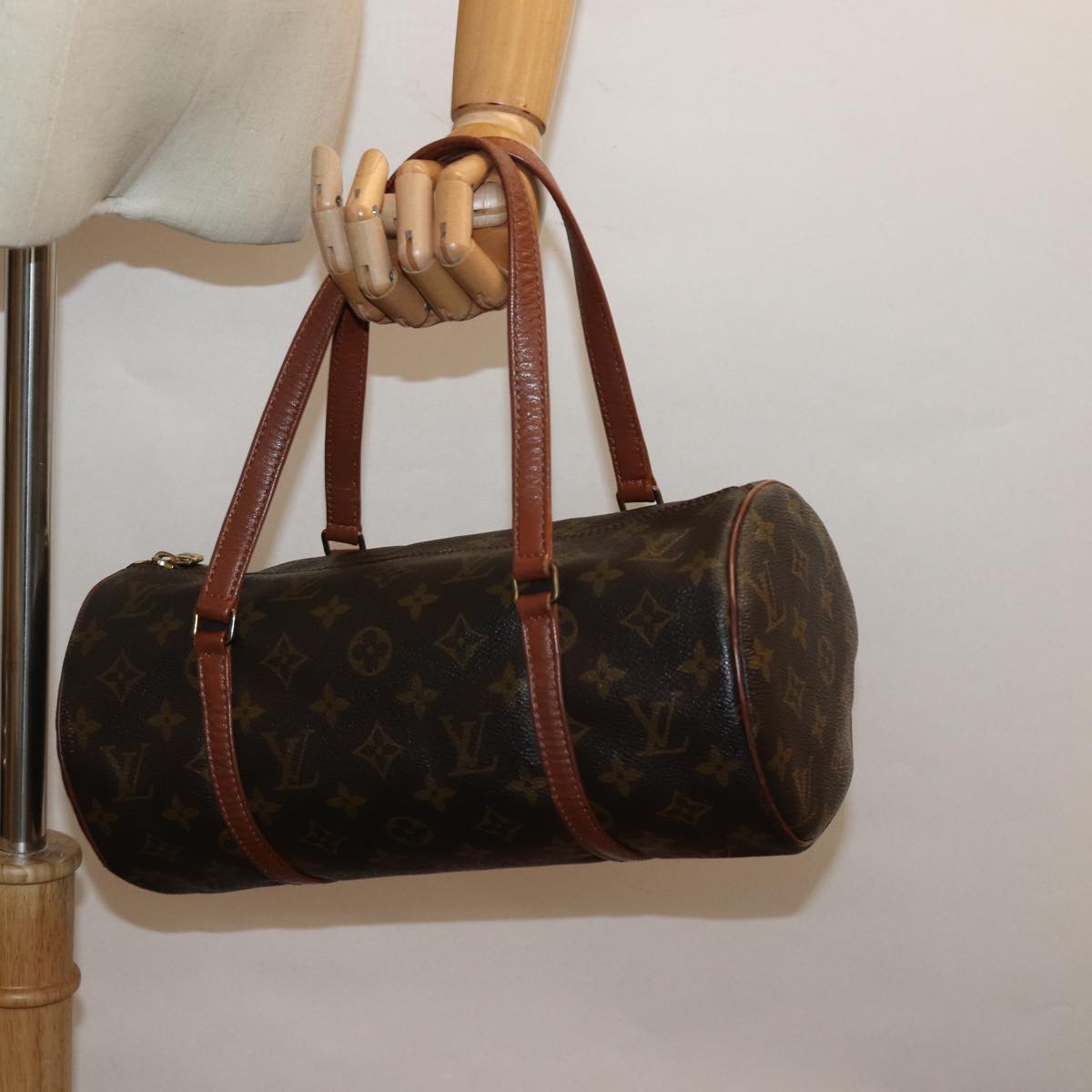 LOUIS VUITTON Monogram Papillon 30 Hand Bag M51385 LV Auth bs16412