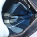 BURBERRY Shoulder Bag leather Straw Beige Dark Brown Auth bs16419-18