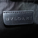 BVLGARI Pouch Canvas Red White Auth bs16435-9