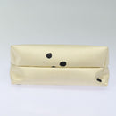 BVLGARI Pouch Canvas Red White Auth bs16435-6