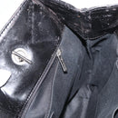 CHANEL Matelasse Chain Tote Bag Leather Black CC Auth bs16447-22