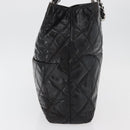 CHANEL Matelasse Chain Tote Bag Leather Black CC Auth bs16447-4
