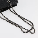 CHANEL Matelasse Chain Tote Bag Leather Black CC Auth bs16447-5