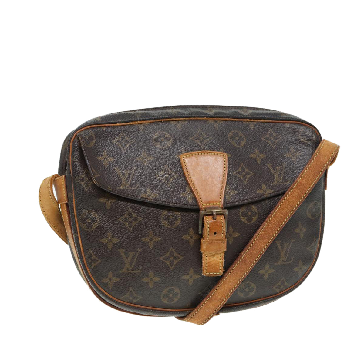 LOUIS VUITTON Monogram Jeune Fille GM Shoulder Bag M51225 LV Auth bs16453