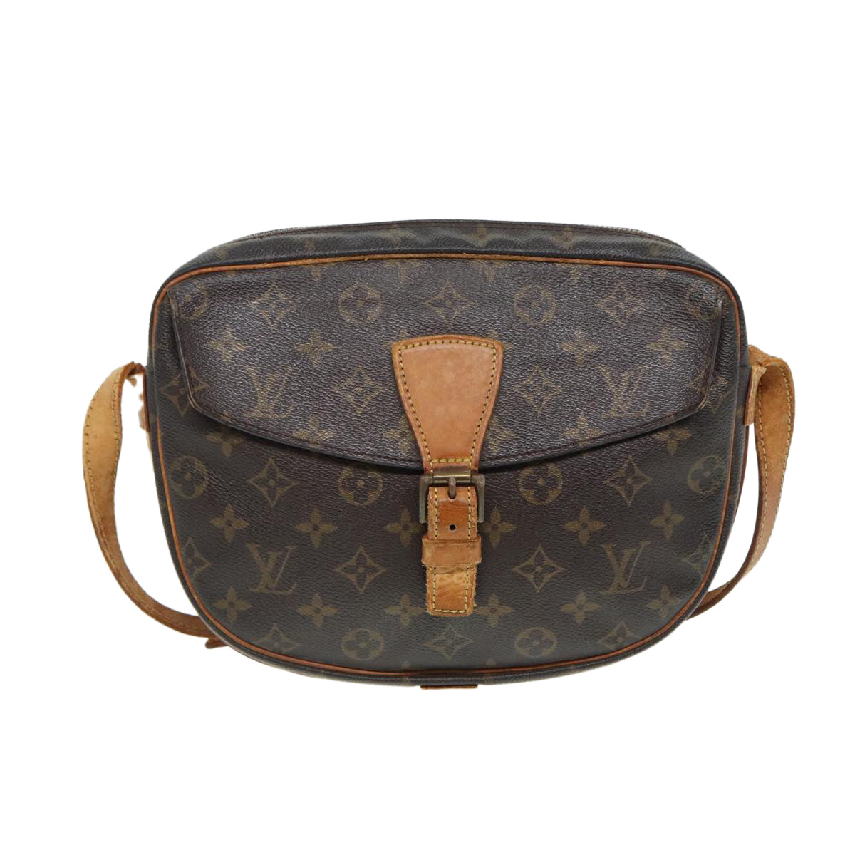 LOUIS VUITTON Monogram Jeune Fille GM Shoulder Bag M51225 LV Auth bs16453