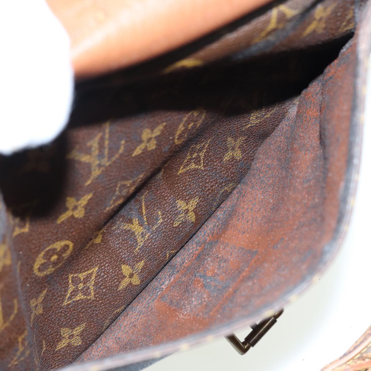 LOUIS VUITTON Monogram Jeune Fille GM Shoulder Bag M51225 LV Auth bs16453