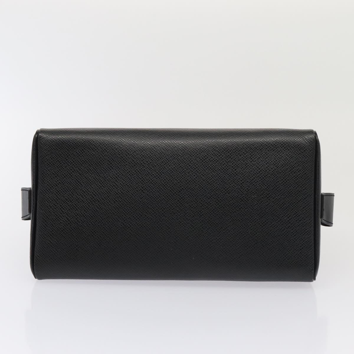 LOUIS VUITTON Taiga Trousse Toilette PM Clutch Bag Ardoise M30222 Auth bs16464