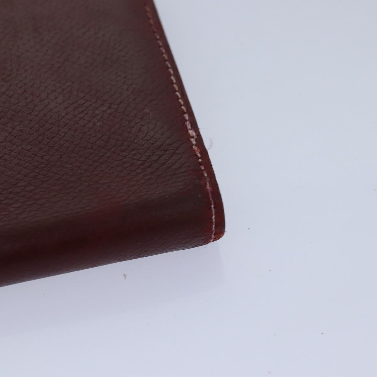 HERMES Bean Wallet Leather Brown Auth bs16487