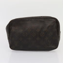 LOUIS VUITTON Monogram Trousse Toilette Clutch Bag 2Set LV Auth bs16490-12