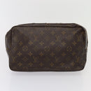 LOUIS VUITTON Monogram Trousse Toilette Clutch Bag 2Set LV Auth bs16490-2