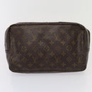 LOUIS VUITTON Monogram Trousse Toilette Clutch Bag 2Set LV Auth bs16490-3