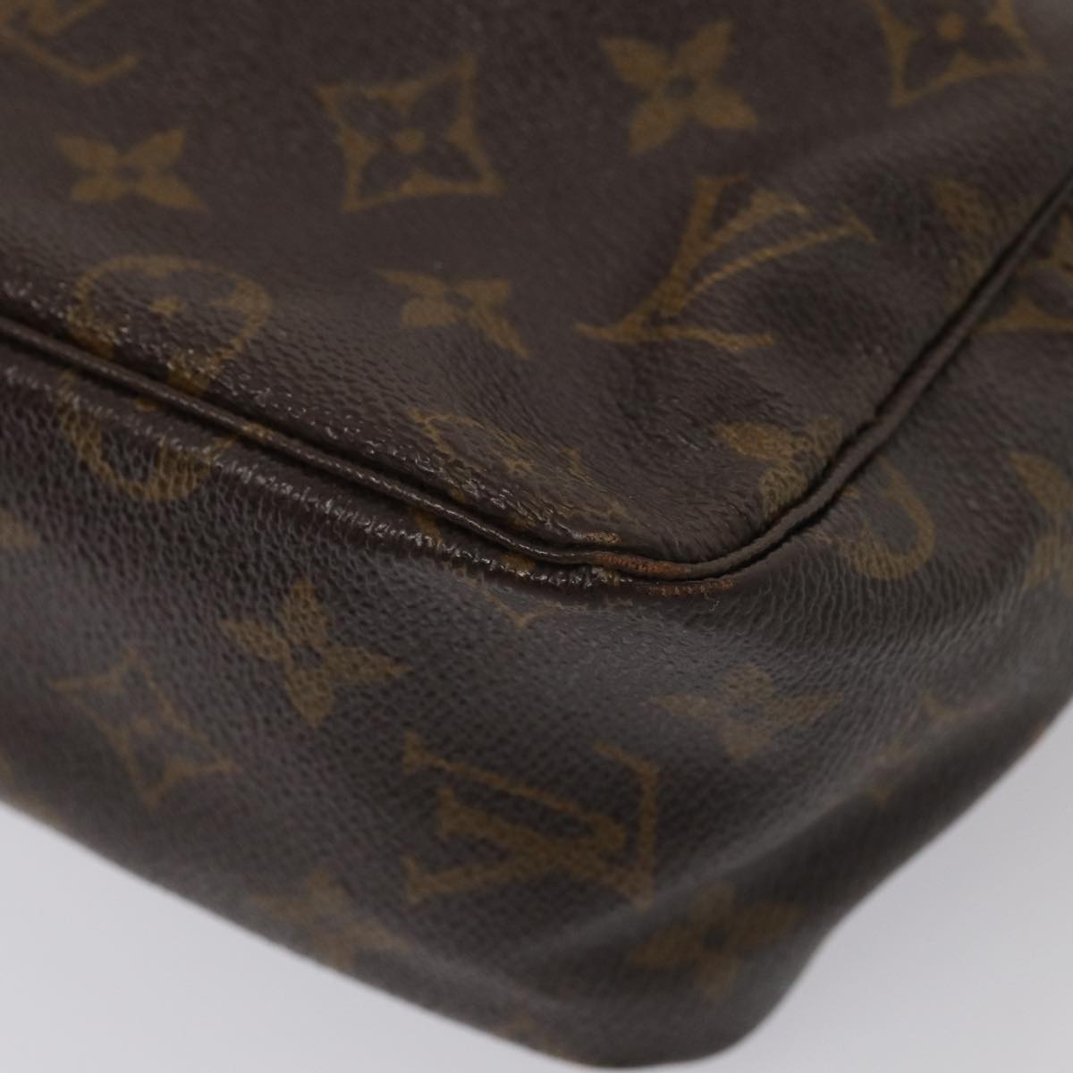 LOUIS VUITTON Monogram Trousse Toilette Clutch Bag 2Set LV Auth bs16490