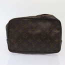 LOUIS VUITTON Monogram Trousse Toilette Clutch Bag 2Set LV Auth bs16491-12