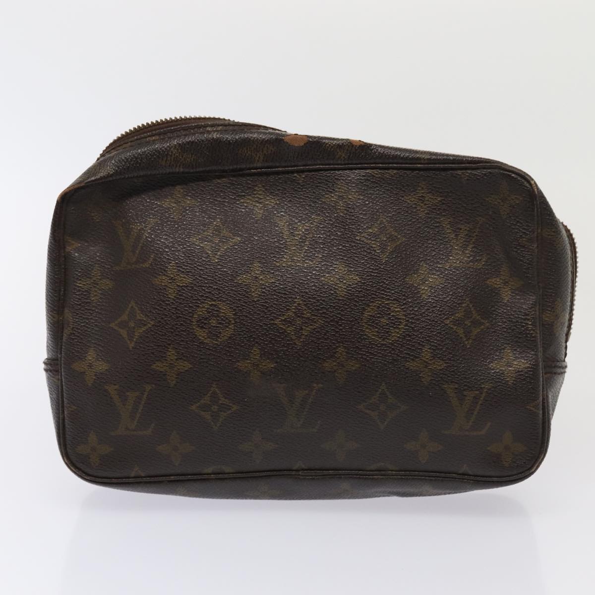 LOUIS VUITTON Monogram Trousse Toilette Clutch Bag 2Set LV Auth bs16491