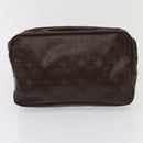 LOUIS VUITTON Monogram Trousse Toilette Clutch Bag 2Set LV Auth bs16491-2