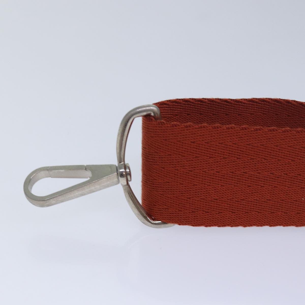 HERMES Acapulco Ordinateur Shoulder Strap Canvas Orange Auth bs16495