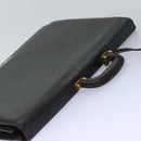 Salvatore Ferragamo Hand Bag Leather Brown Auth bs16506-6
