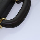 Salvatore Ferragamo Hand Bag Leather Brown Auth bs16506-7