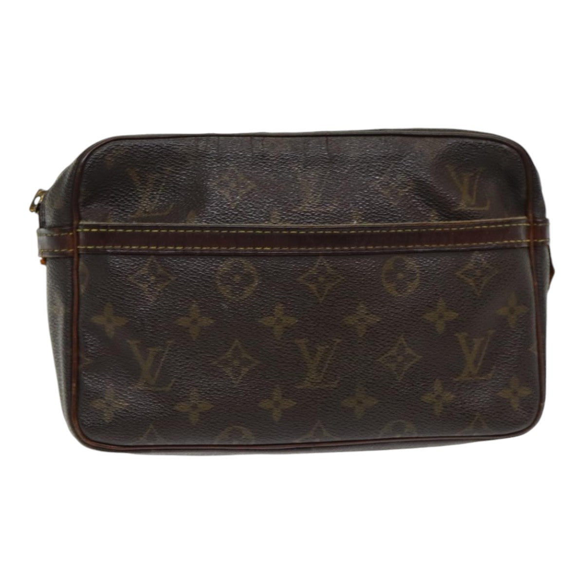 LOUIS VUITTON Monogram Compiegne 23 Clutch Bag M51847 LV Auth bs16510