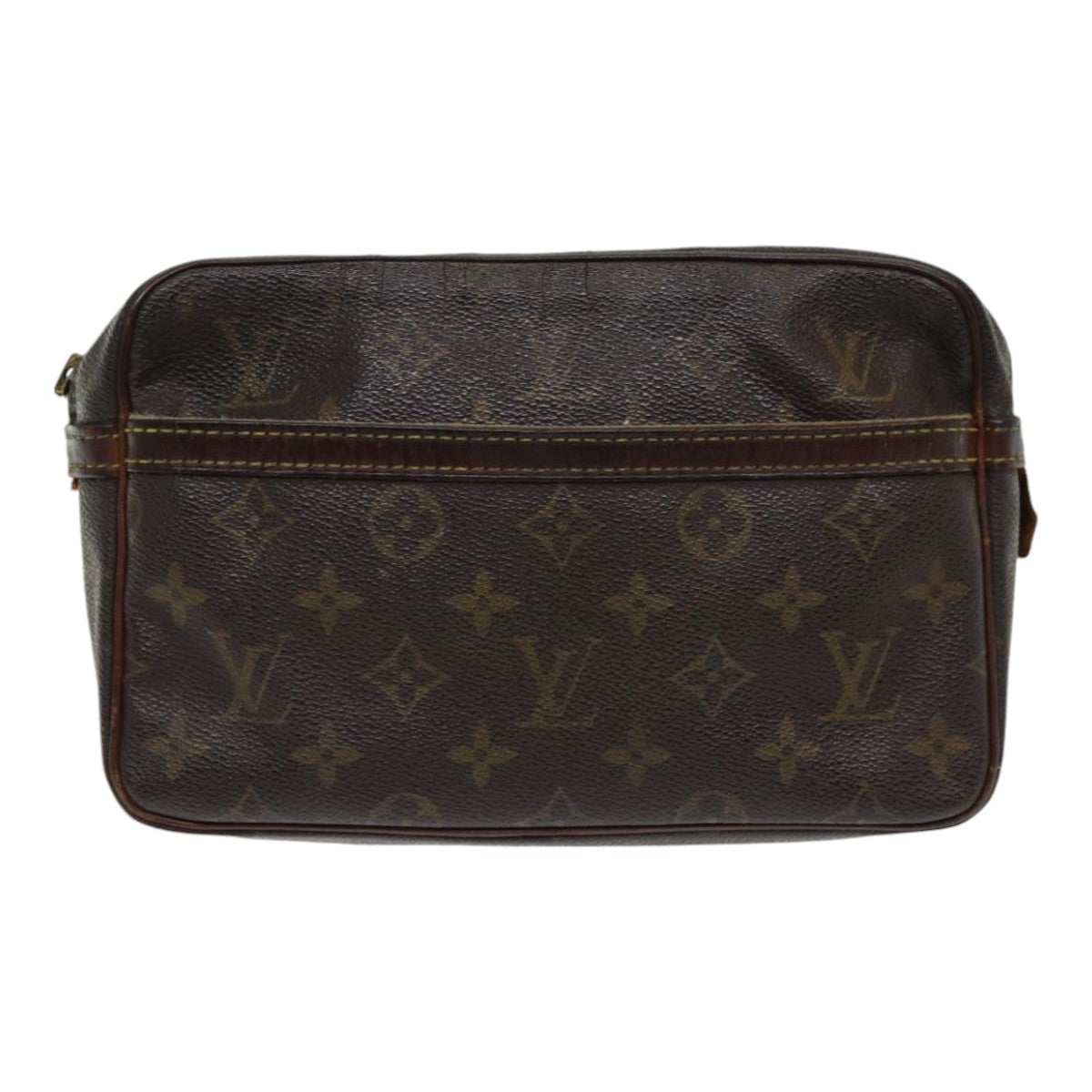 LOUIS VUITTON Monogram Compiegne 23 Clutch Bag M51847 LV Auth bs16510