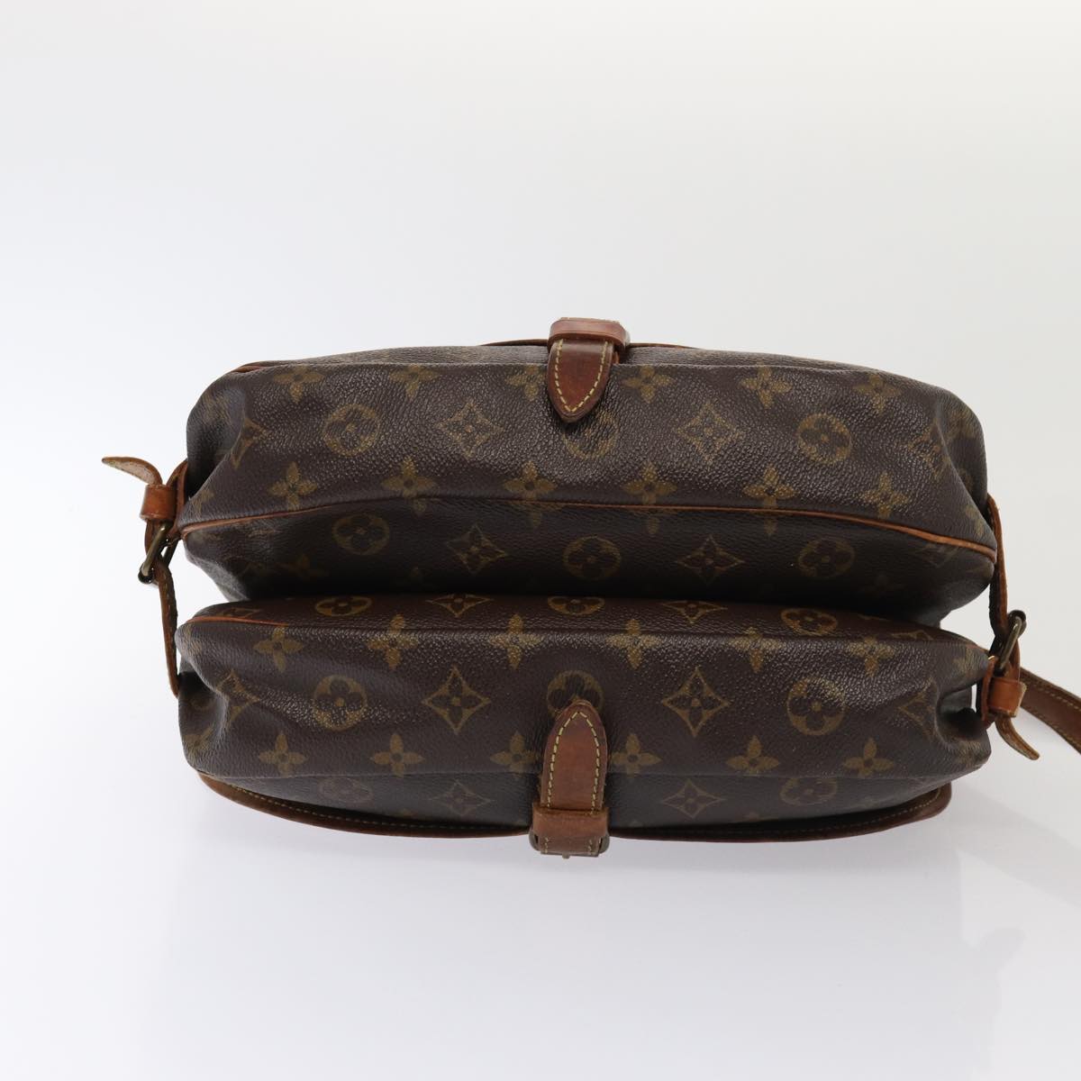 LOUIS VUITTON Monogram Saumur 30 Shoulder Bag M42256 LV Auth bs16516