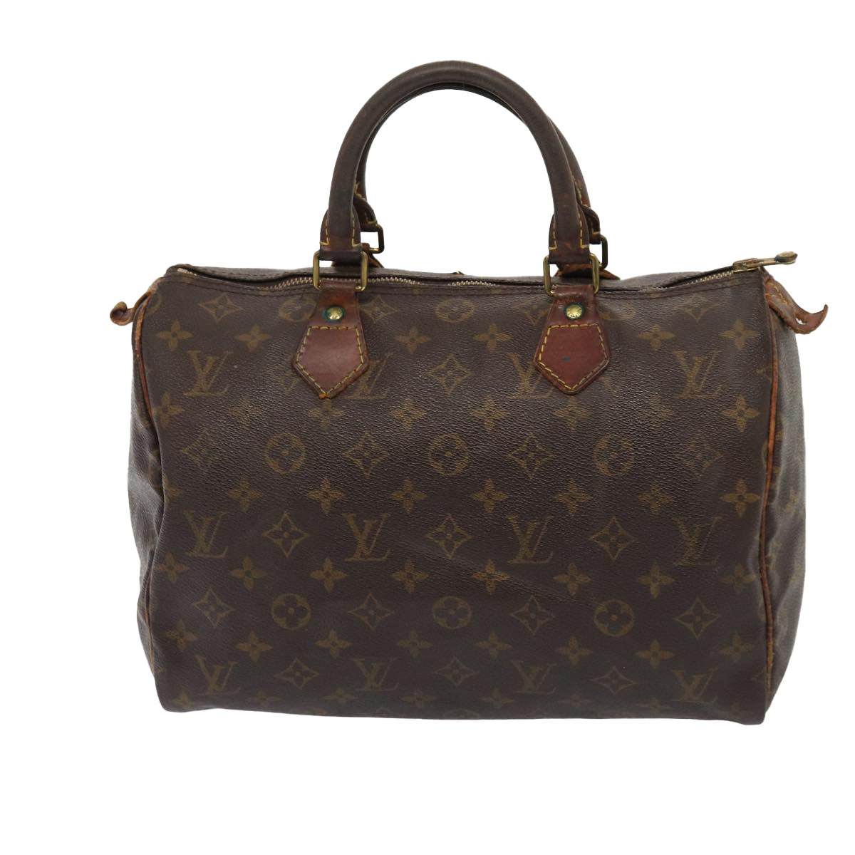 LOUIS VUITTON Monogram Speedy 30 Hand Bag M41526 LV Auth bs16518