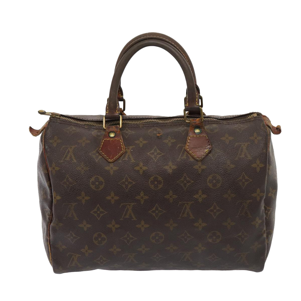 LOUIS VUITTON Monogram Speedy 30 Hand Bag M41526 LV Auth bs16518 - 0