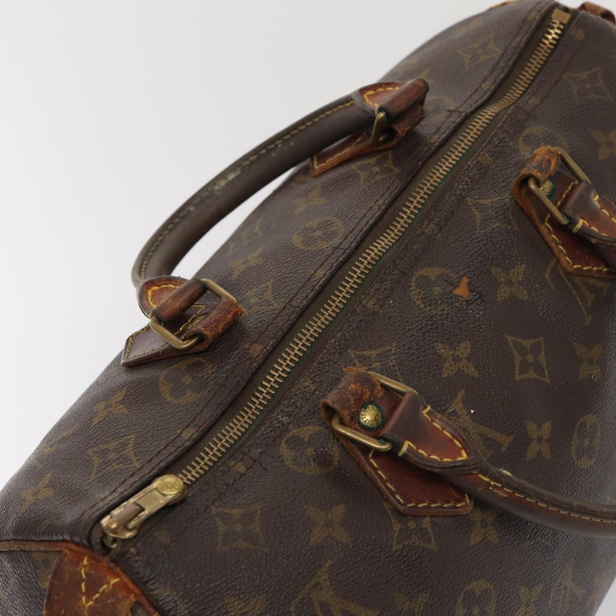 LOUIS VUITTON Monogram Speedy 30 Hand Bag M41526 LV Auth bs16518