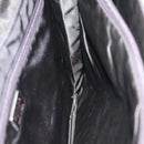 PRADA Business Bag Nylon Khaki Silver Auth bs16524-18