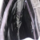 PRADA Business Bag Nylon Khaki Silver Auth bs16524-19