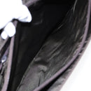 PRADA Business Bag Nylon Khaki Silver Auth bs16524-21