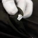 PRADA Business Bag Nylon Khaki Silver Auth bs16524-12