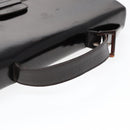 PRADA Business Bag Nylon Khaki Silver Auth bs16524-7