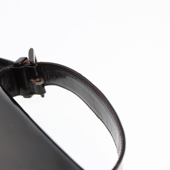 PRADA Business Bag Nylon Khaki Silver Auth bs16524