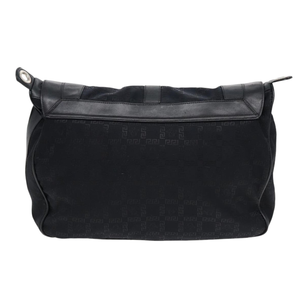 Gianni Versace Shoulder Bag Canvas Black Auth bs16526 - 0