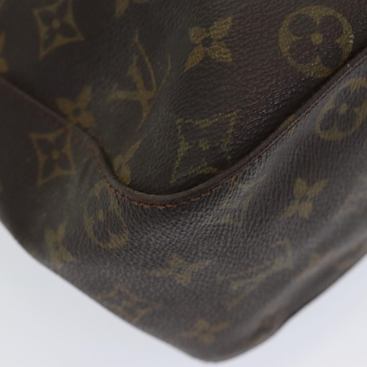 LOUIS VUITTON Monogram Looping GM Shoulder Bag M51145 LV Auth bs16530