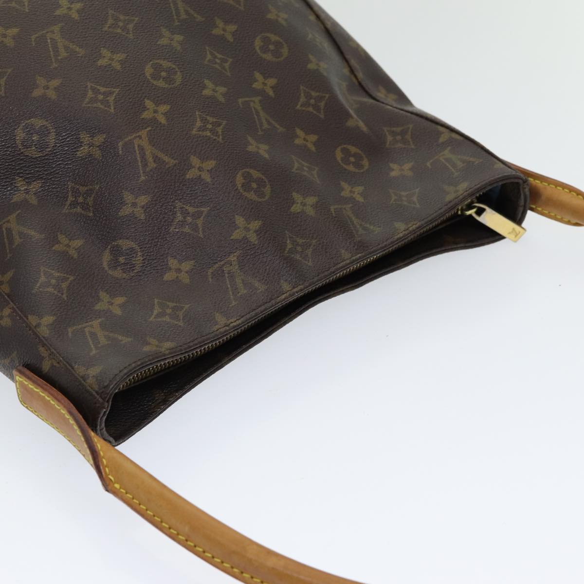 LOUIS VUITTON Monogram Looping GM Shoulder Bag M51145 LV Auth bs16530