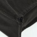 HERMES Her Line MM Hand Bag Canvas Gray Silver Auth bs16554-14