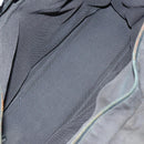 HERMES Her Line MM Hand Bag Canvas Gray Silver Auth bs16554-11