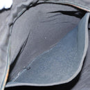 HERMES Her Line MM Hand Bag Canvas Gray Silver Auth bs16554-12