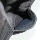 HERMES Her Line MM Hand Bag Canvas Gray Silver Auth bs16554-22