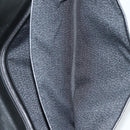 Gianni Versace Document Case Business Bag Leather Black Gold Auth bs16564-21