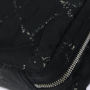 CHANEL Travel line Hand Bag Nylon Black CC Auth bs16566-14