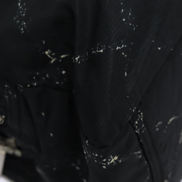 CHANEL Travel line Hand Bag Nylon Black CC Auth bs16566