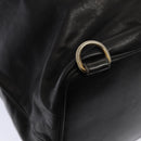 CHANEL COCO Mark Purse Shoulder Bag Lamb Skin Black CC Auth bs16571-10